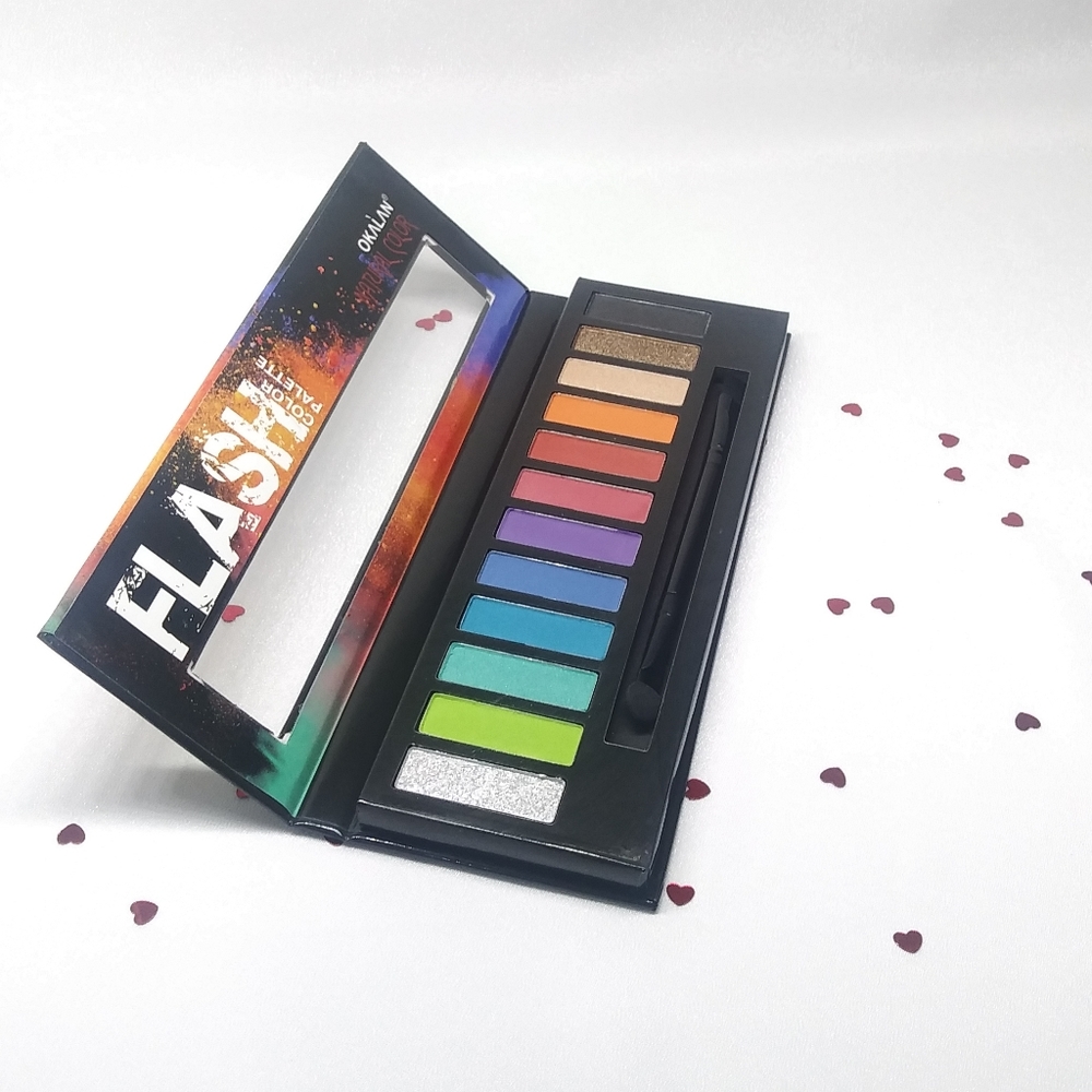 FLASH COLOR PALETTE OKALAN yeshadow palette